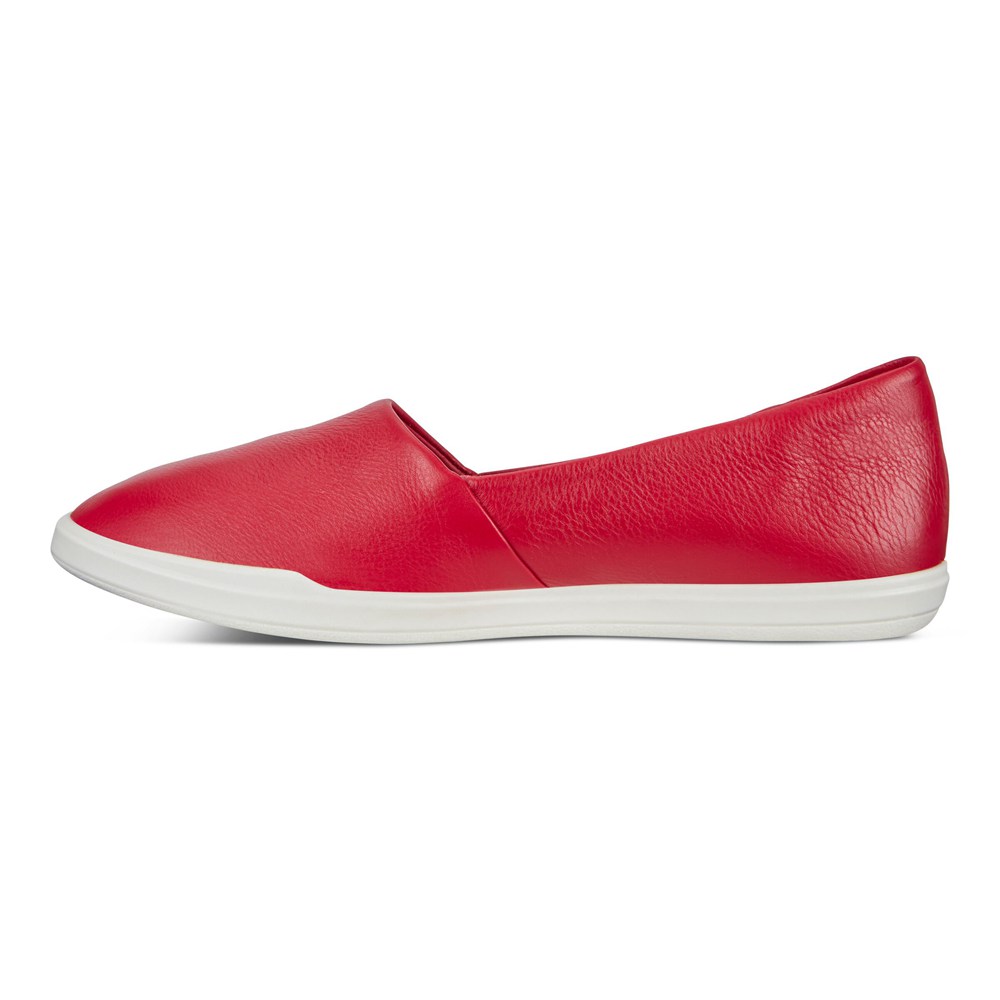 ECCO Womens Loafer Red - Simpil - CQI-501678